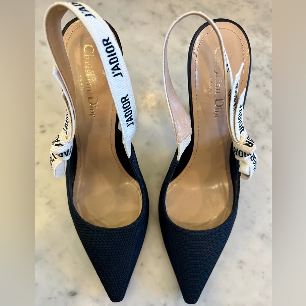 EUC- Dior J’Adior Slingback Pump Authentic- Sz 41 US 10